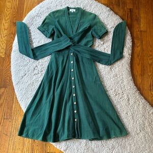 Heinui cotton wrap dress S